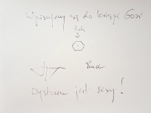 Jedna z opinii odwiedzających o wystawie.